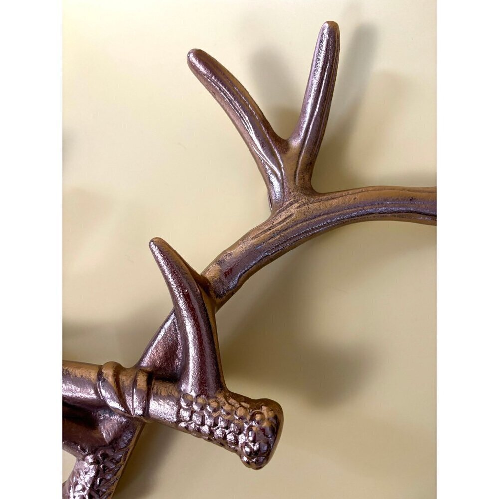 Rose Gold Vintage Antler Wall Hanging - Picture 5 of 9